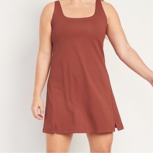 Old Navy PowerSoft Sleeveless Shelf-Bra Support Dress for Women- size M